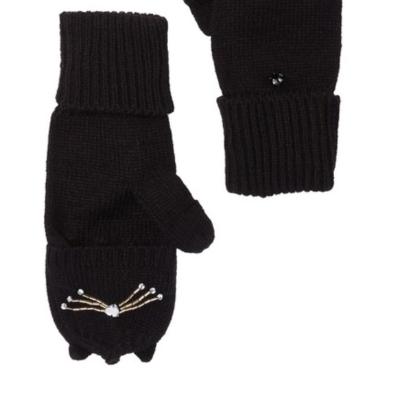 kate spade new york – cat embellished mittens NWT - Picture 3 of 8